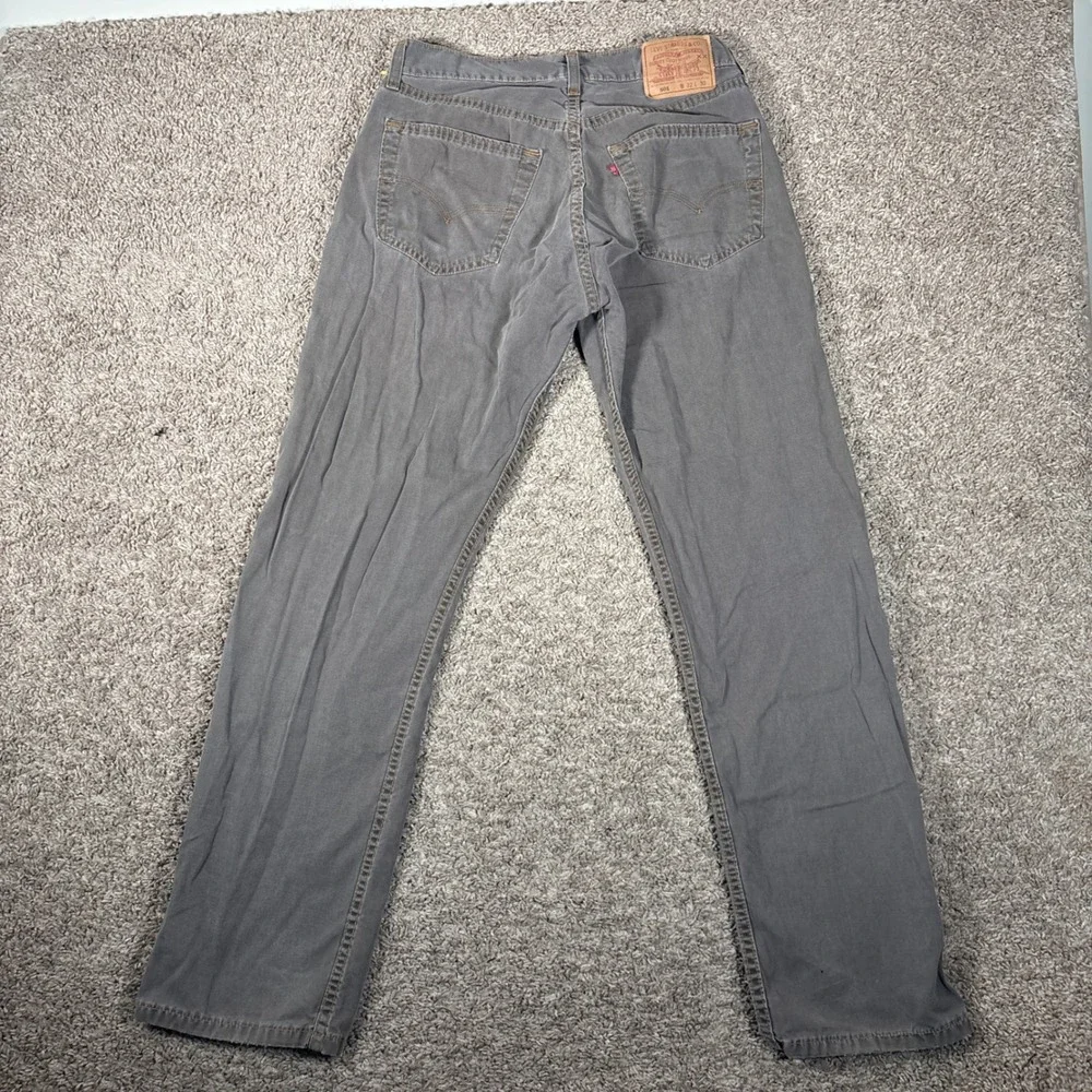 Vintage Levis 501 Mens 32x30 Charcoal Grey Brown Canvas Jeans Made in USA 1999